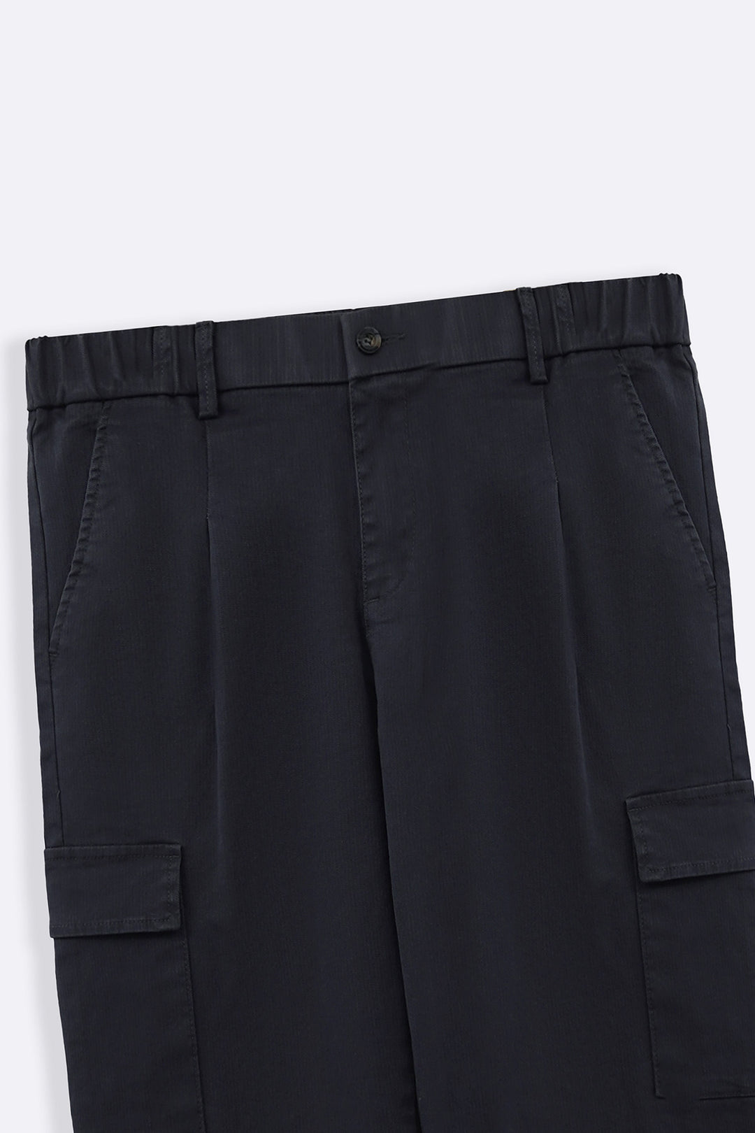 GREY EASY TAPERED CARGOS