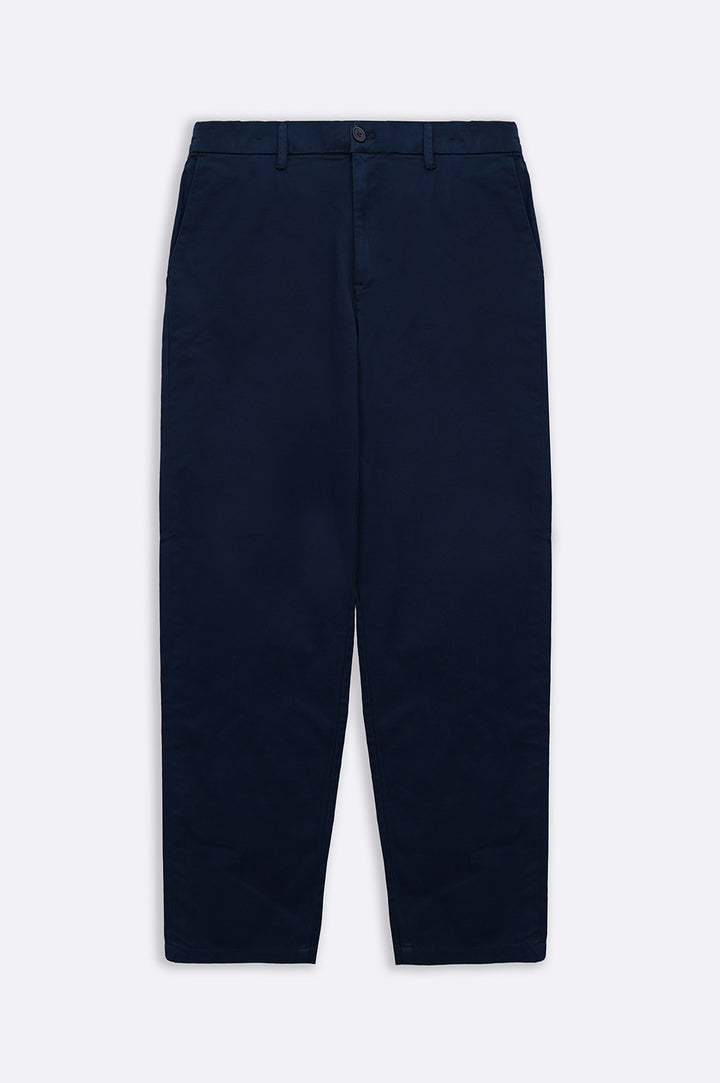 NAVY STRAIGHT FIT CHINOS