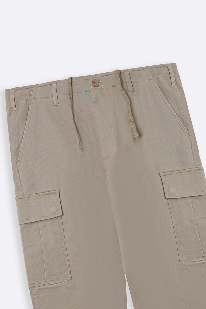 BEIGE TWILL CARGOS
