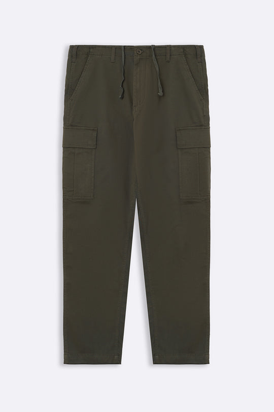 OLIVE TWILL CARGOS