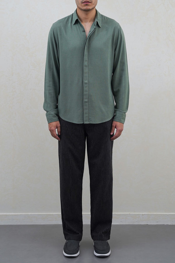 EASY PINSTRIPE TROUSERS