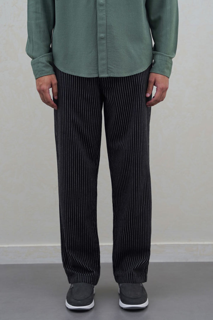 EASY PINSTRIPE TROUSERS