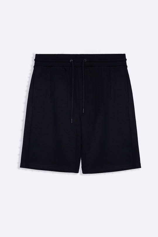 BLACK NEOPRENE CLASSIC SHORTS