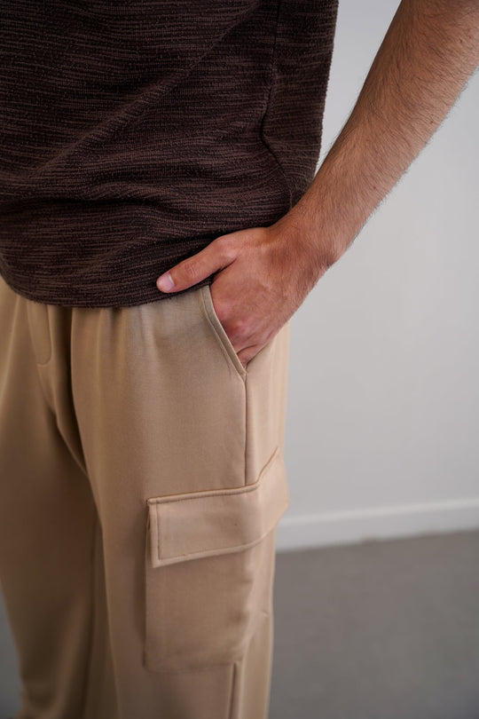 KHAKI SAFARI TROUSERS