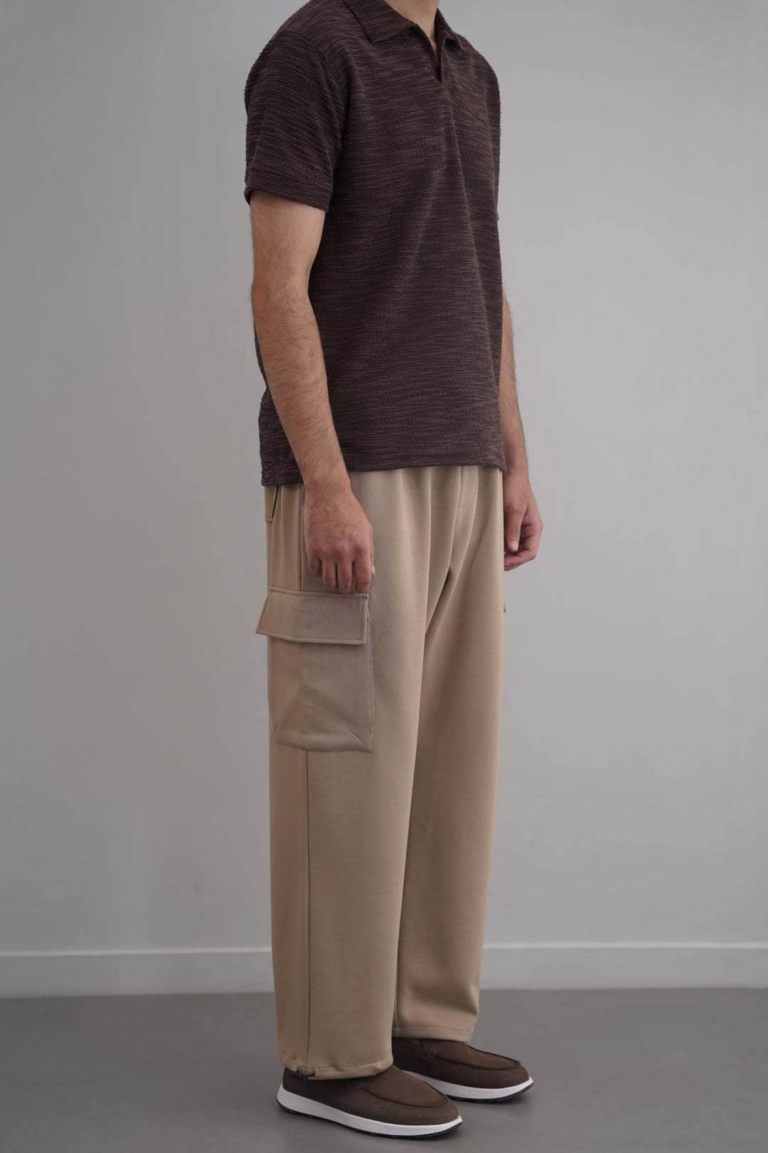 KHAKI SAFARI TROUSERS