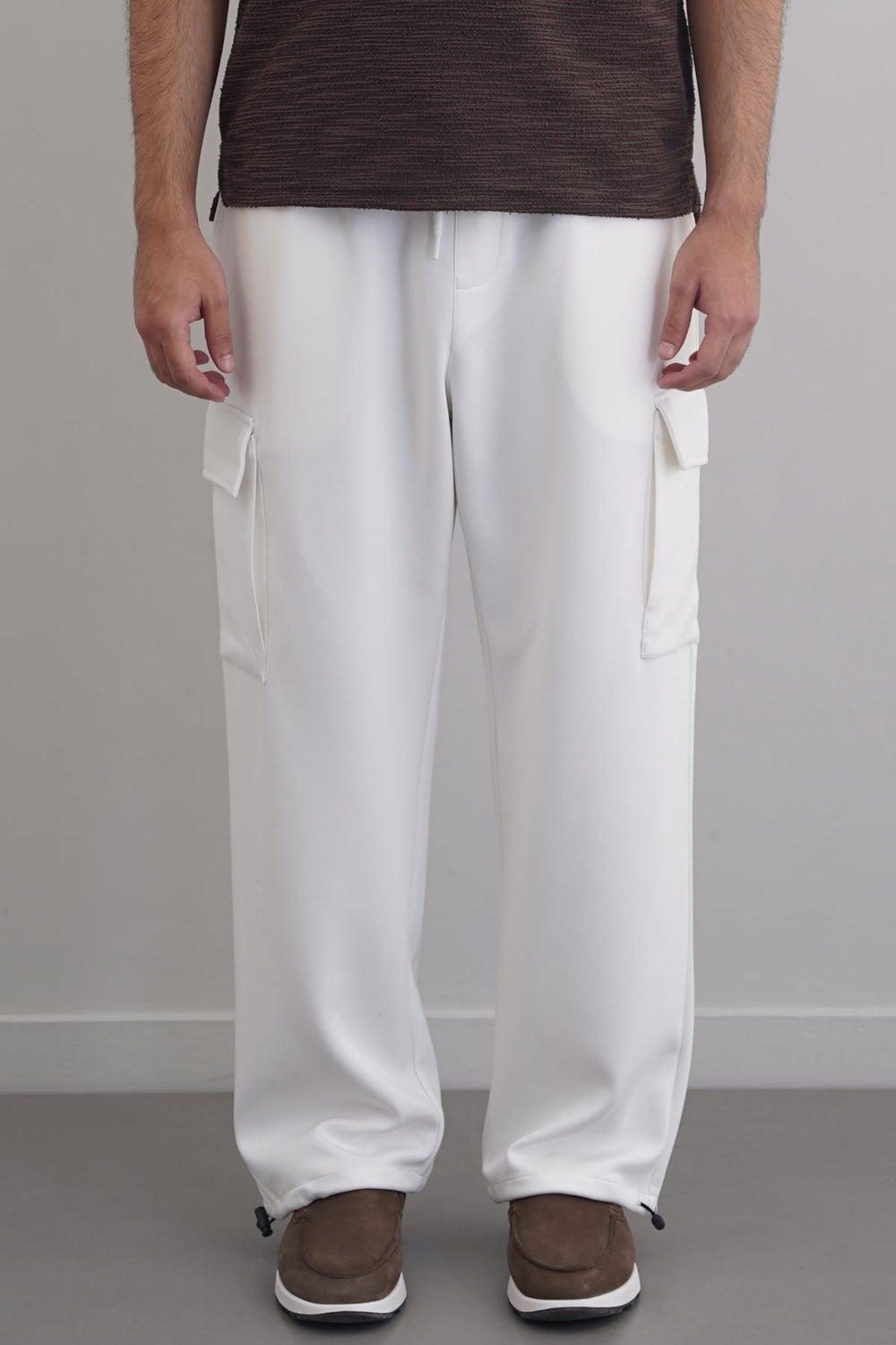 WHITE SAFARI TROUSERS