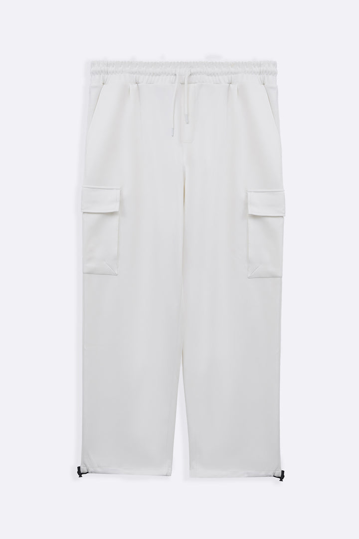 WHITE SAFARI TROUSERS