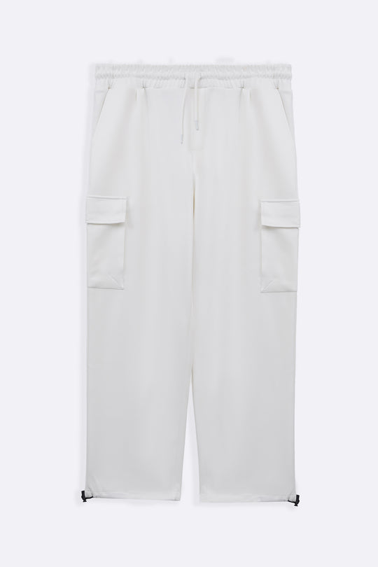 WHITE SAFARI TROUSERS