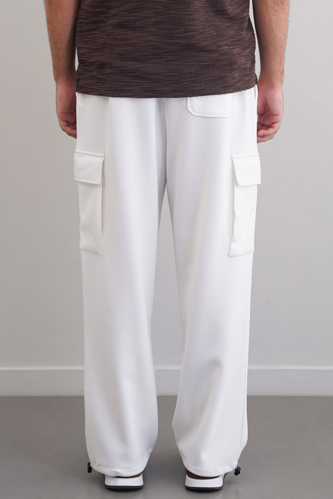 WHITE SAFARI TROUSERS