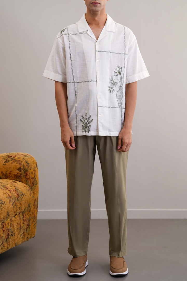 KHAKI LIGHT COTTON PANTS
