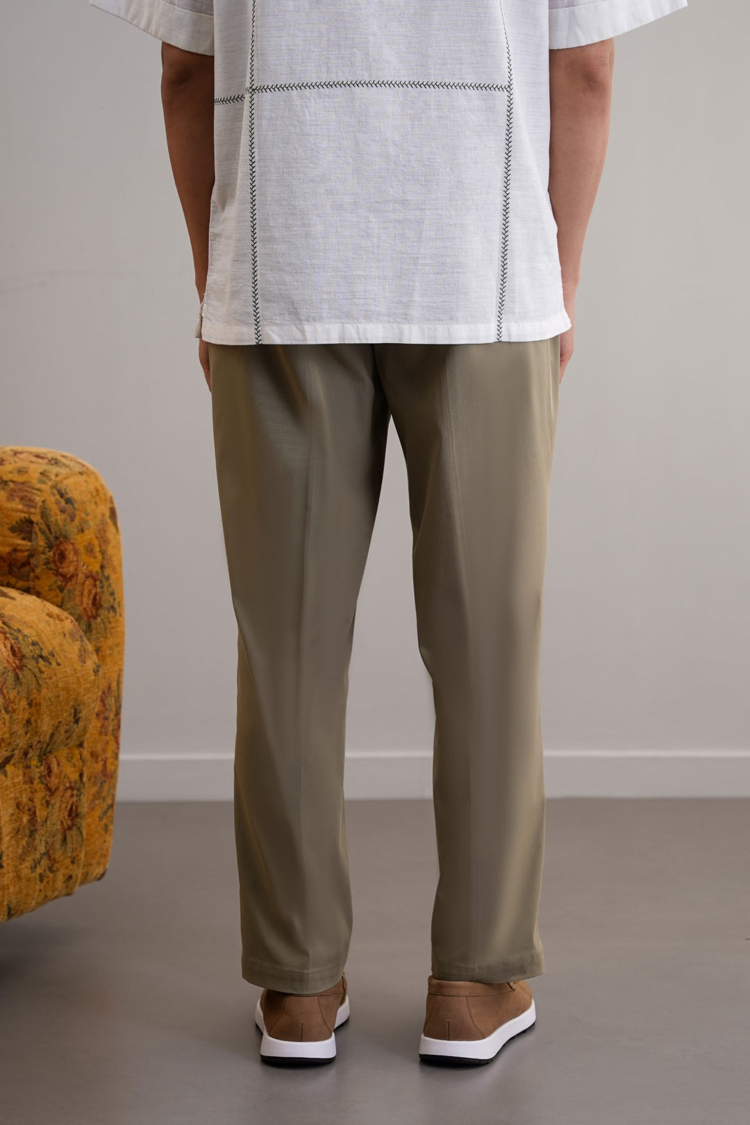 KHAKI LIGHT COTTON PANTS