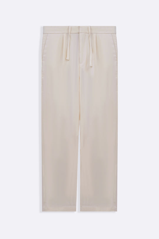 OFF WHITE LIGHT COTTON PANTS