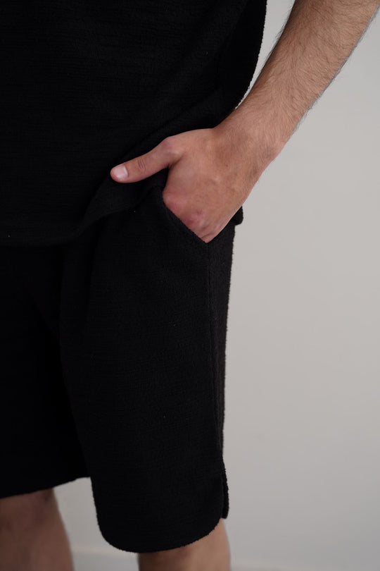 BOUCLE-KNIT SHORTS