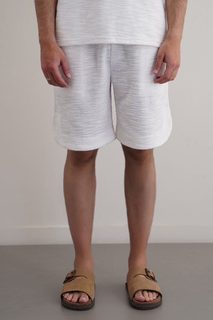 BOUCLE-KNIT SHORTS