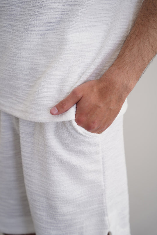 BOUCLE-KNIT SHORTS