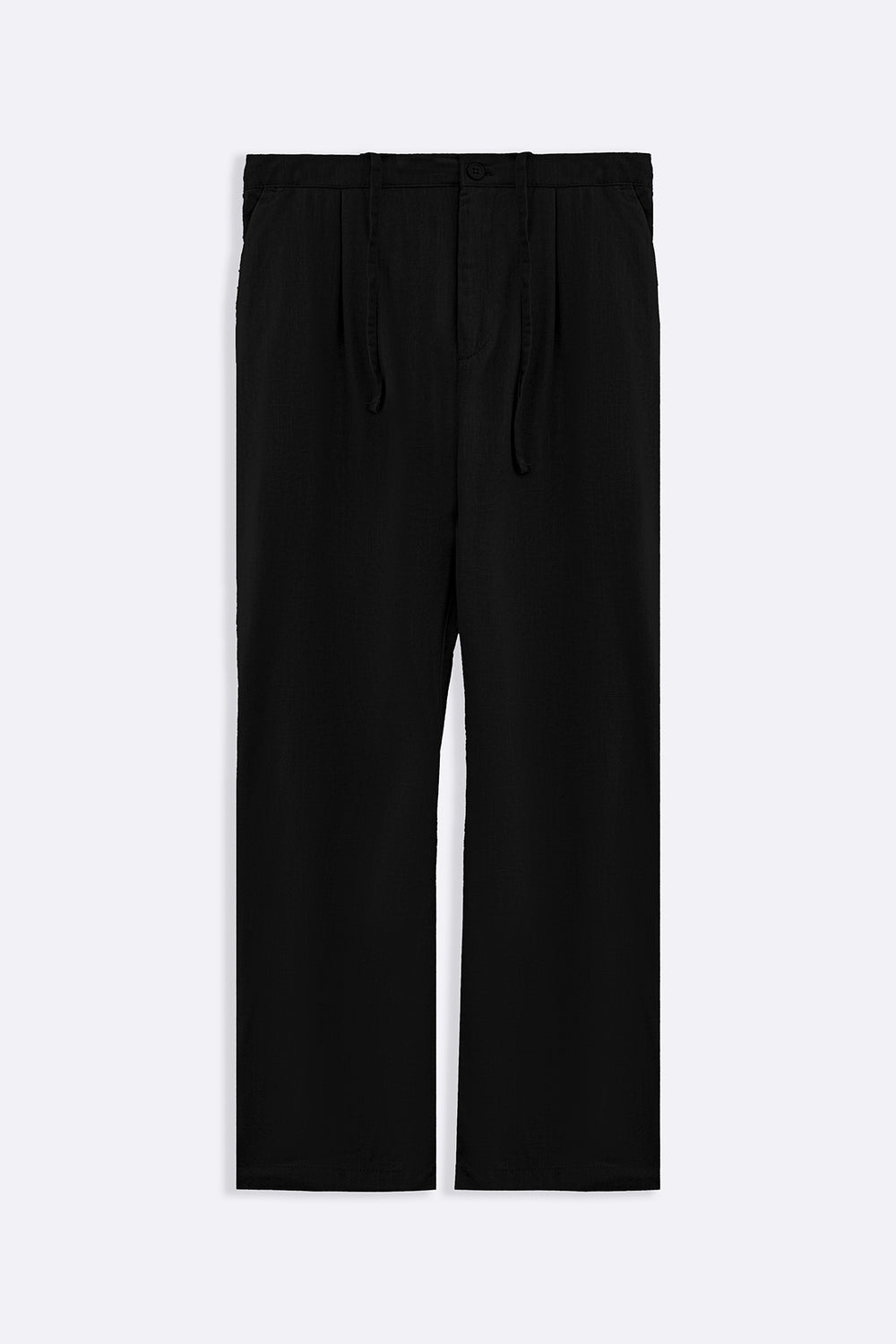 BLACK RELAXED TROUSERS