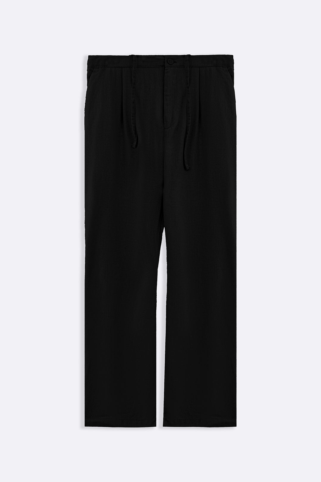 BLACK RELAXED TROUSERS