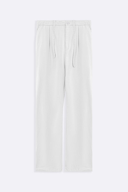 WHITE RELAXED TROUSERS