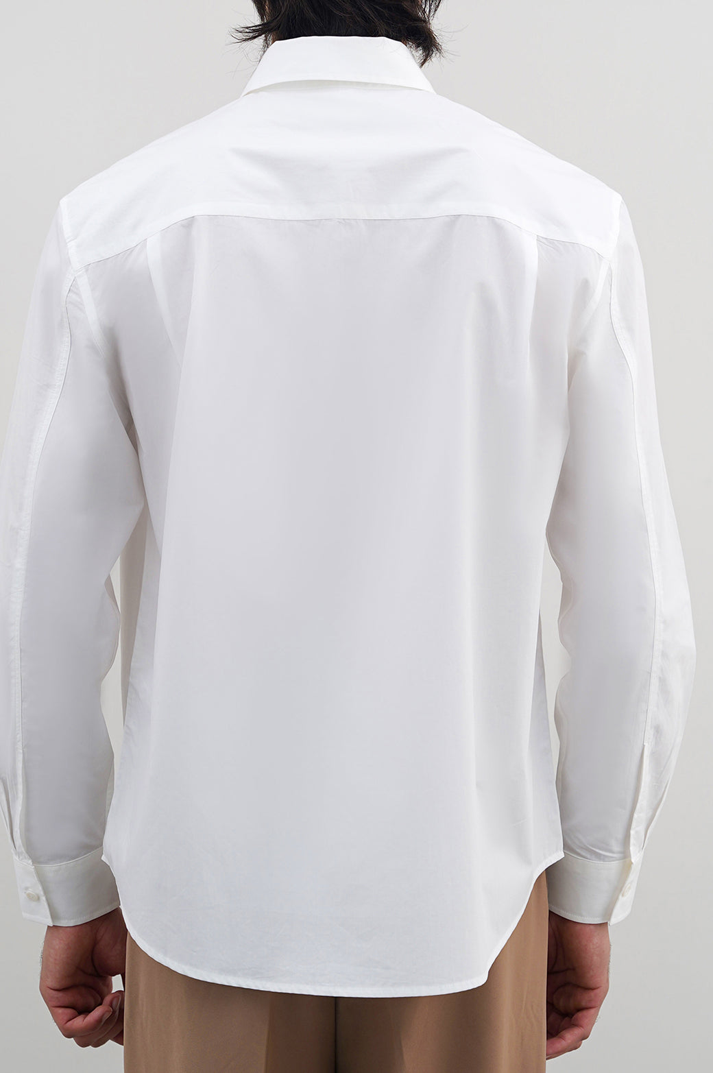 WHITE POPLIN SHIRT