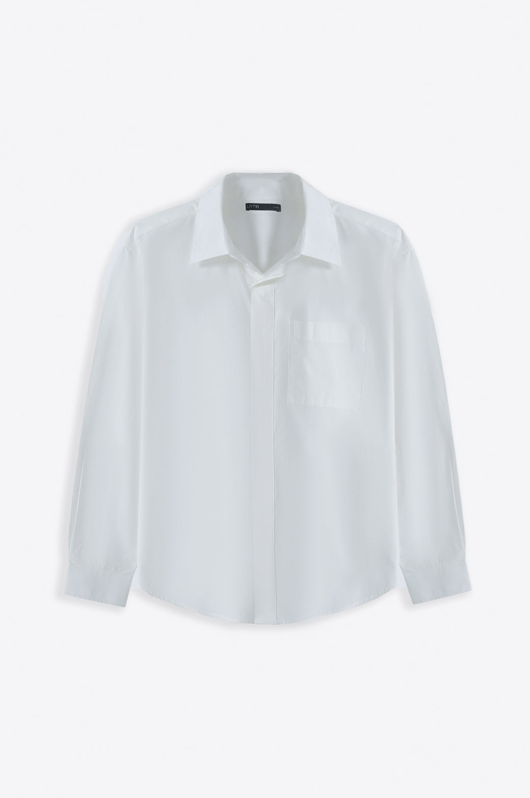 WHITE POPLIN SHIRT