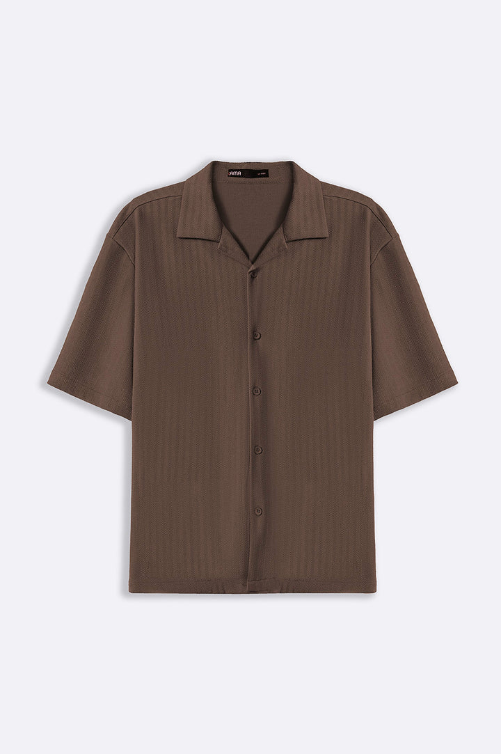 TEXTURED SAFARI SHIRT