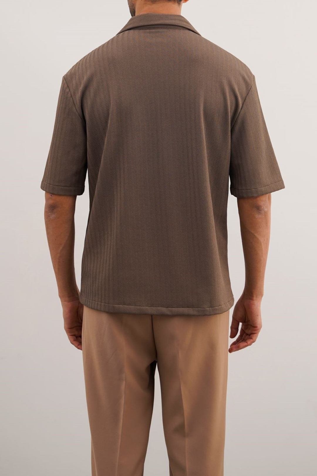 TEXTURED SAFARI SHIRT