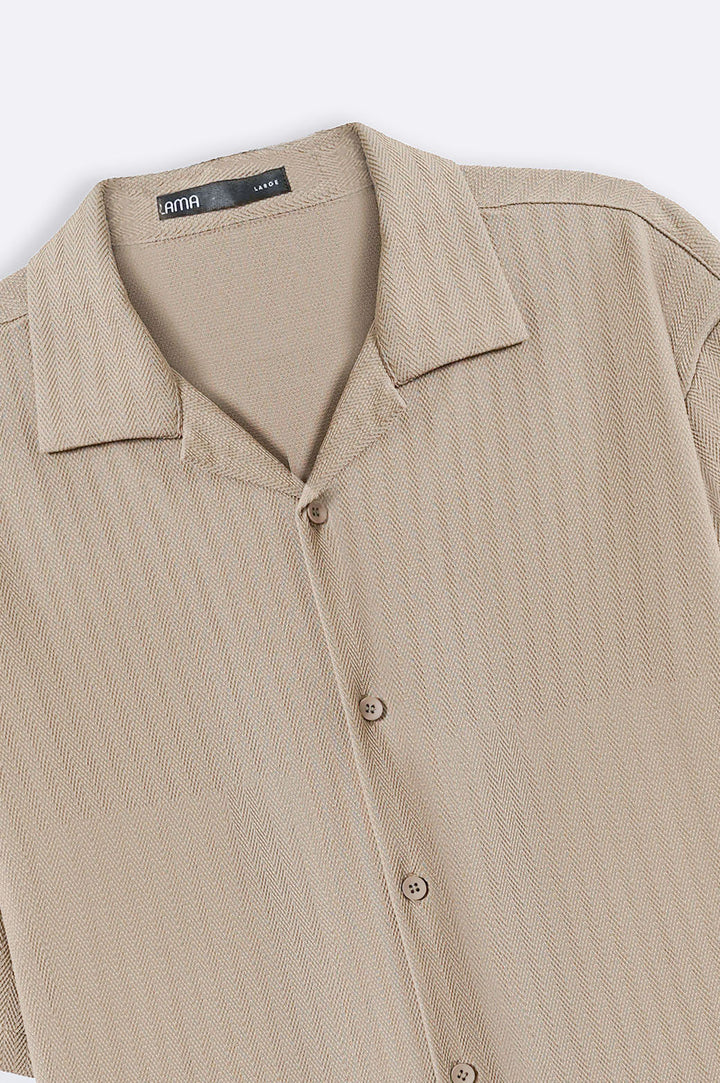 TEXTURED SAFARI SHIRT