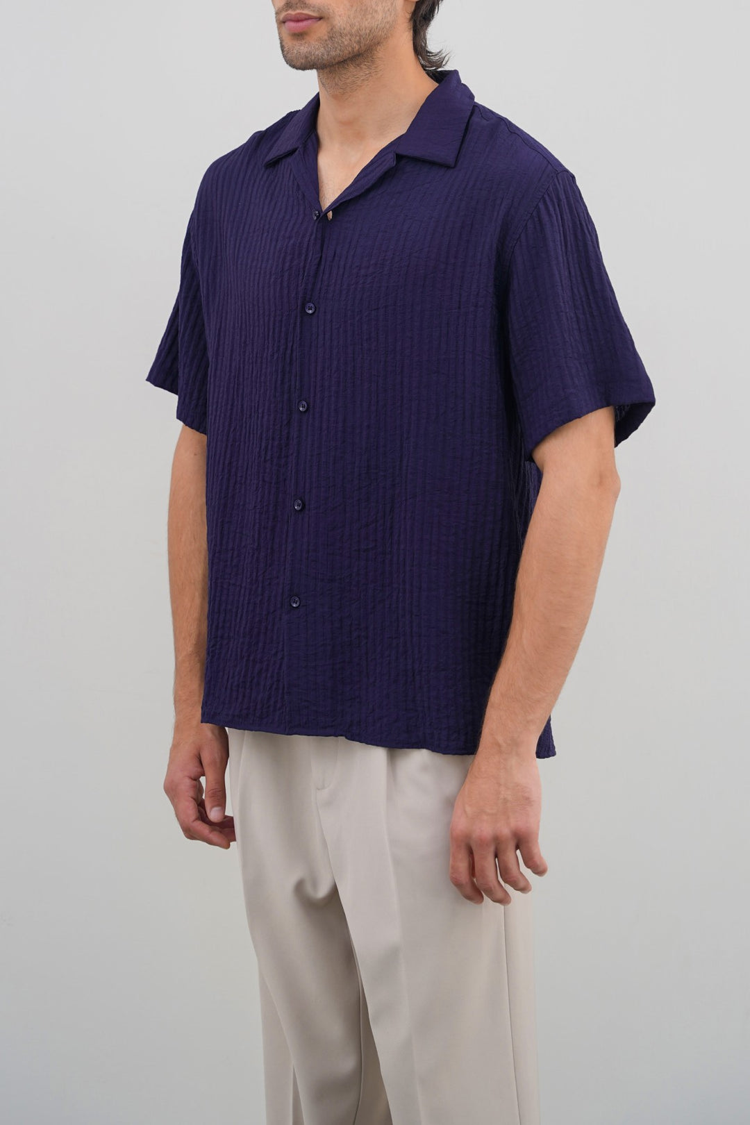 SEERSUCKER HALFSLEEVES SHIRT