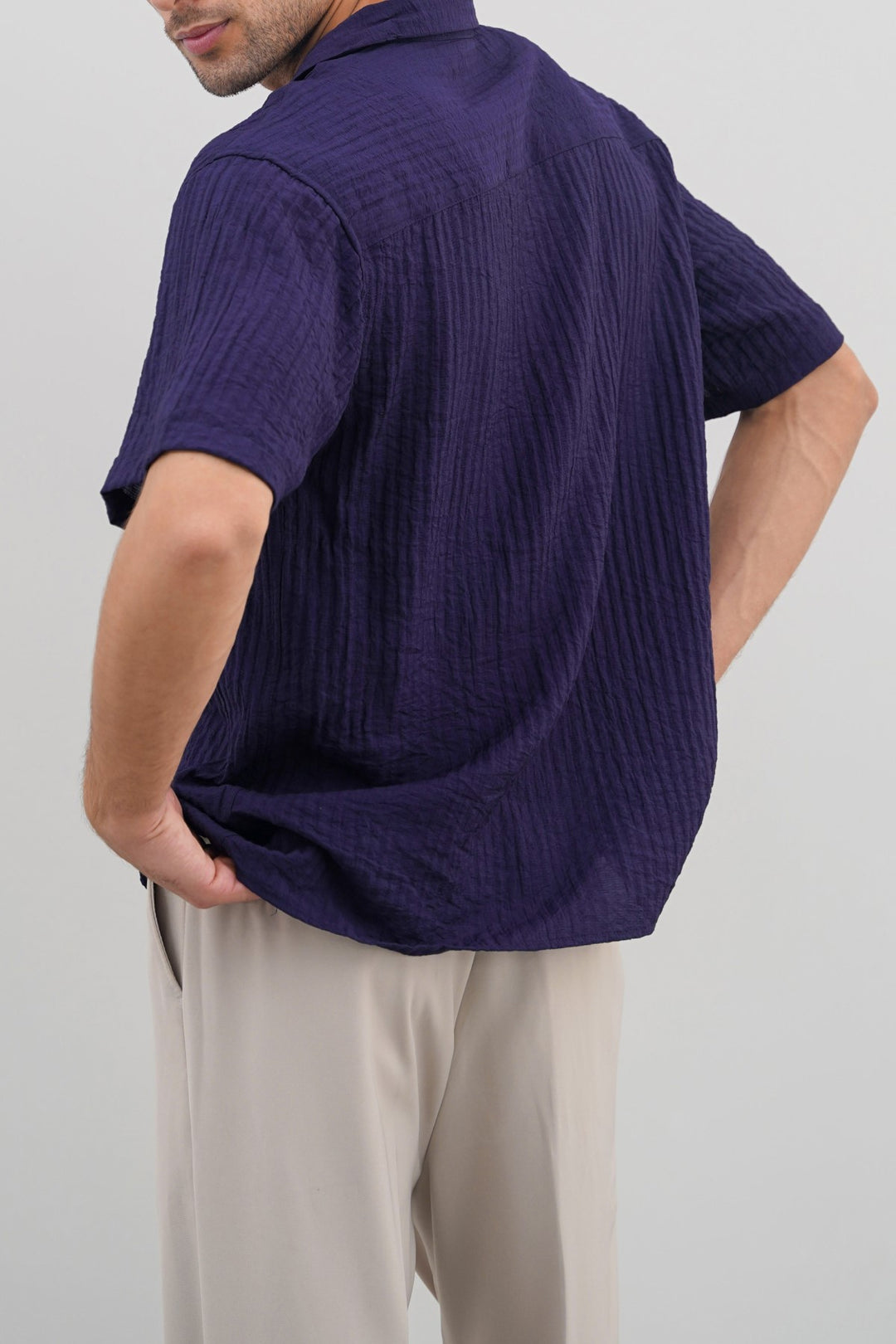 SEERSUCKER HALFSLEEVES SHIRT