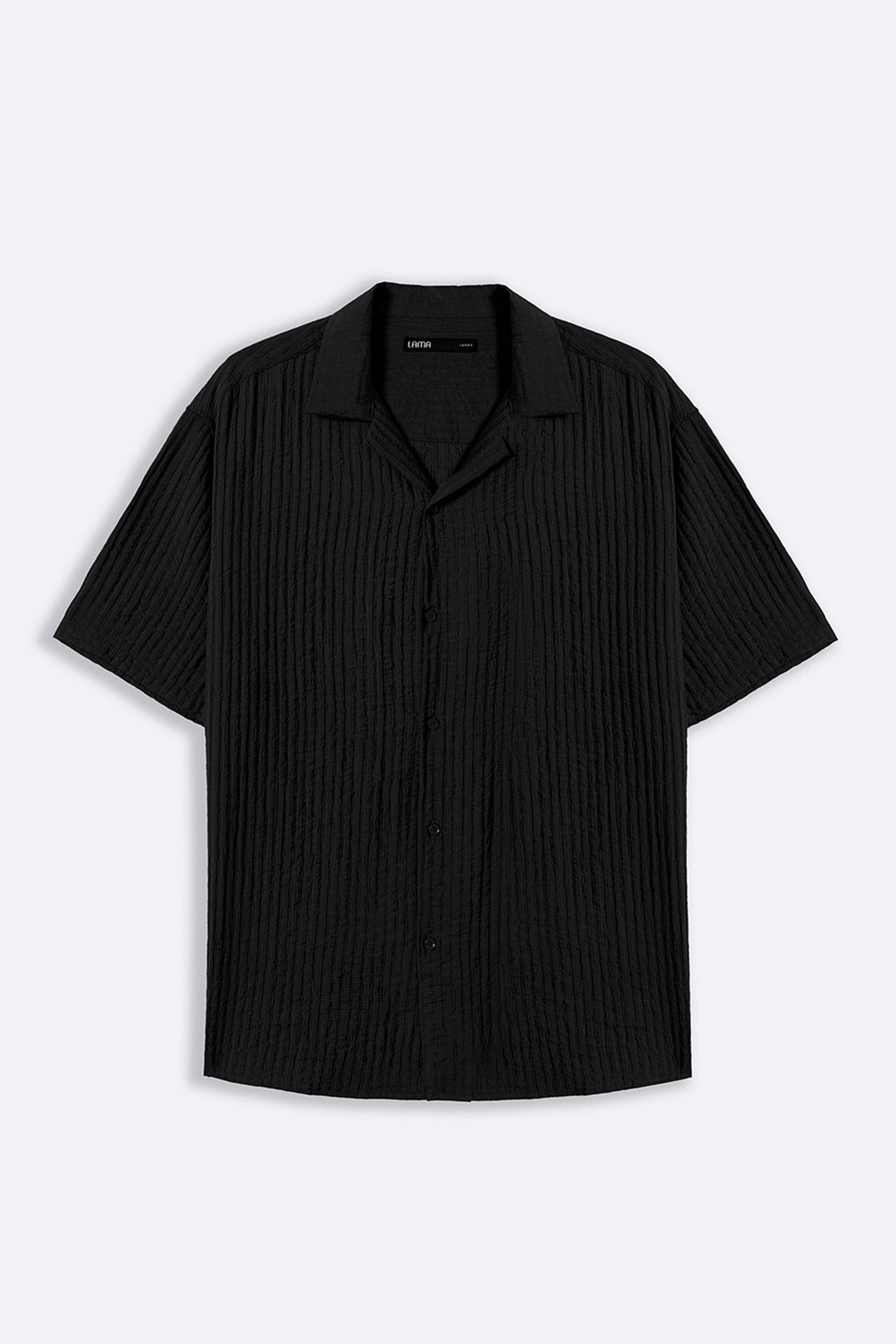 BLACK CACTUS SILK SHIRT