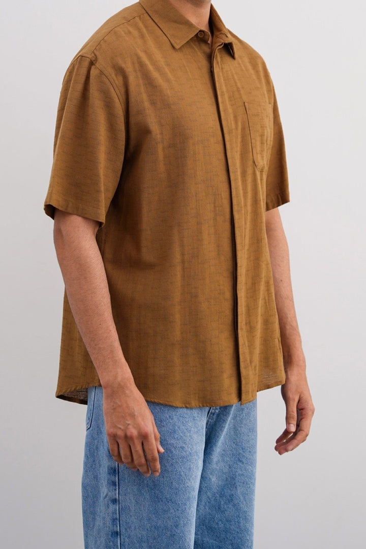 SLUB TEXTURED SHIRT