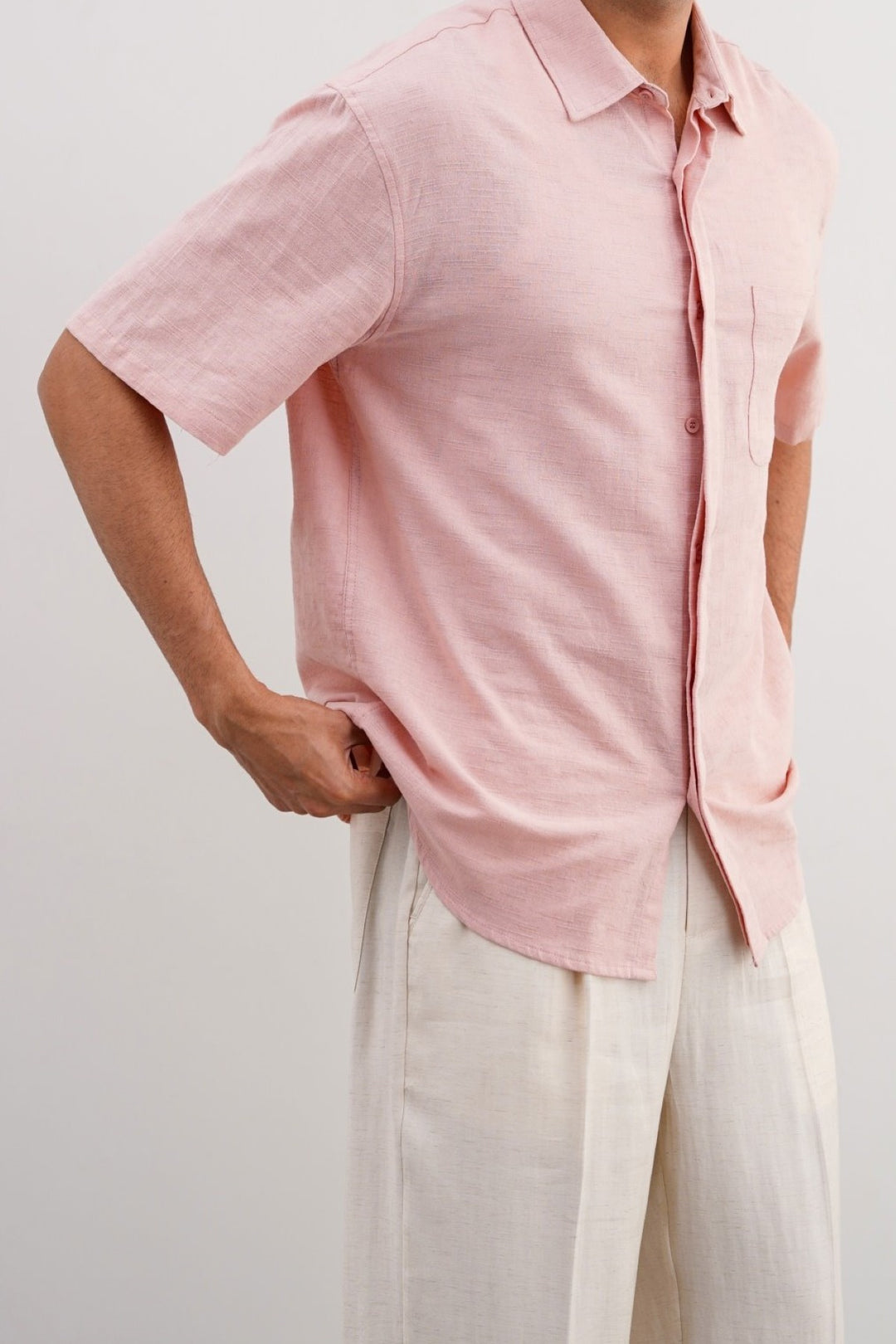 SLUB TEXTURED SHIRT