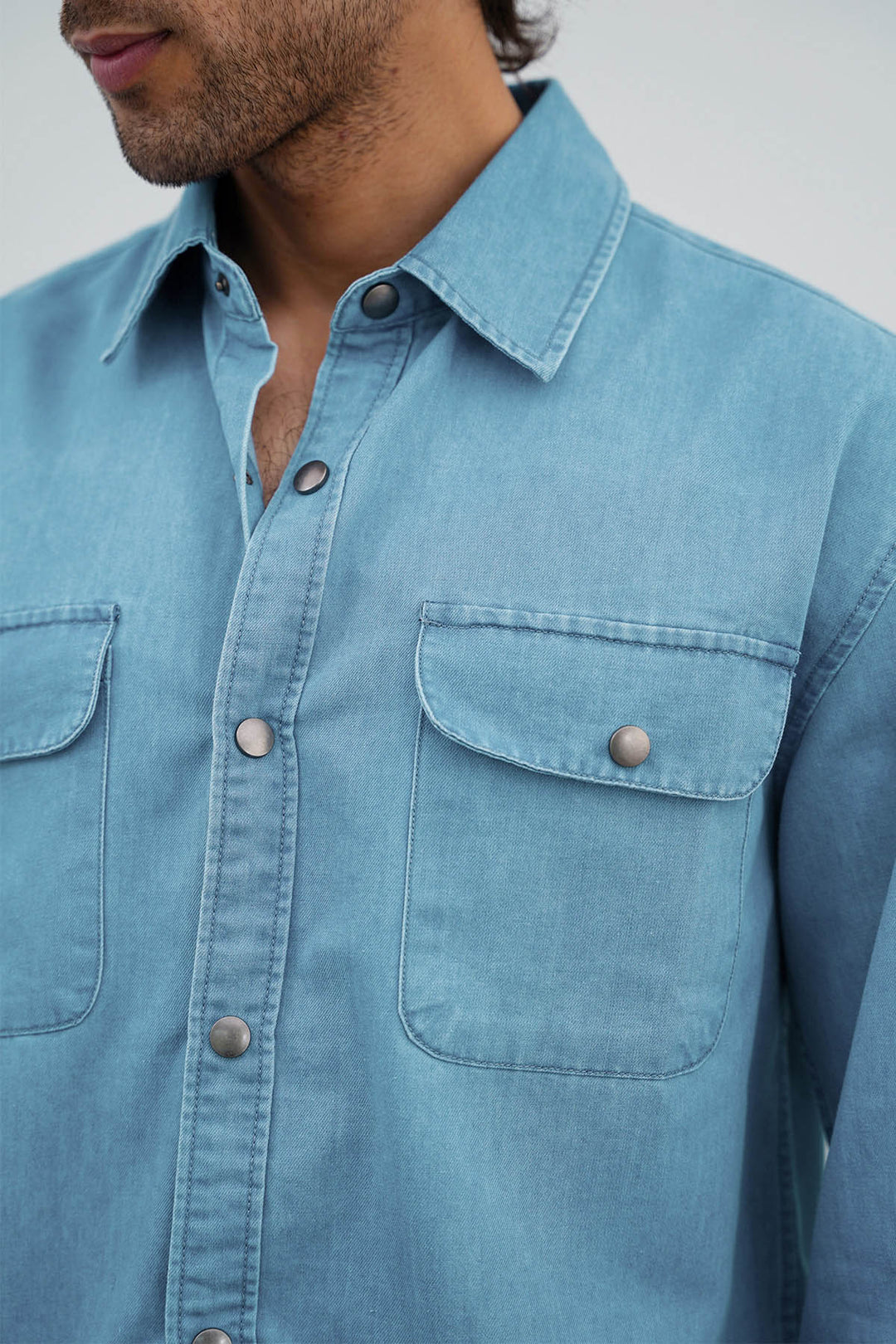 INDIGO DENIM SHIRT