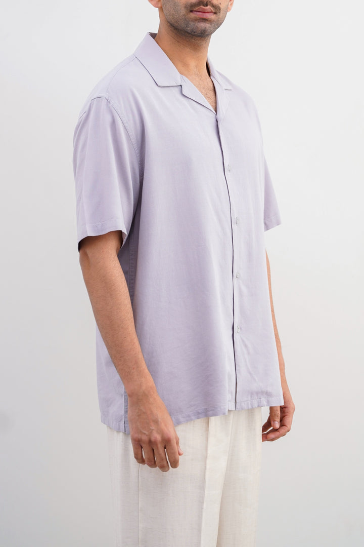 GREY BASIC SAFARI SHIRT