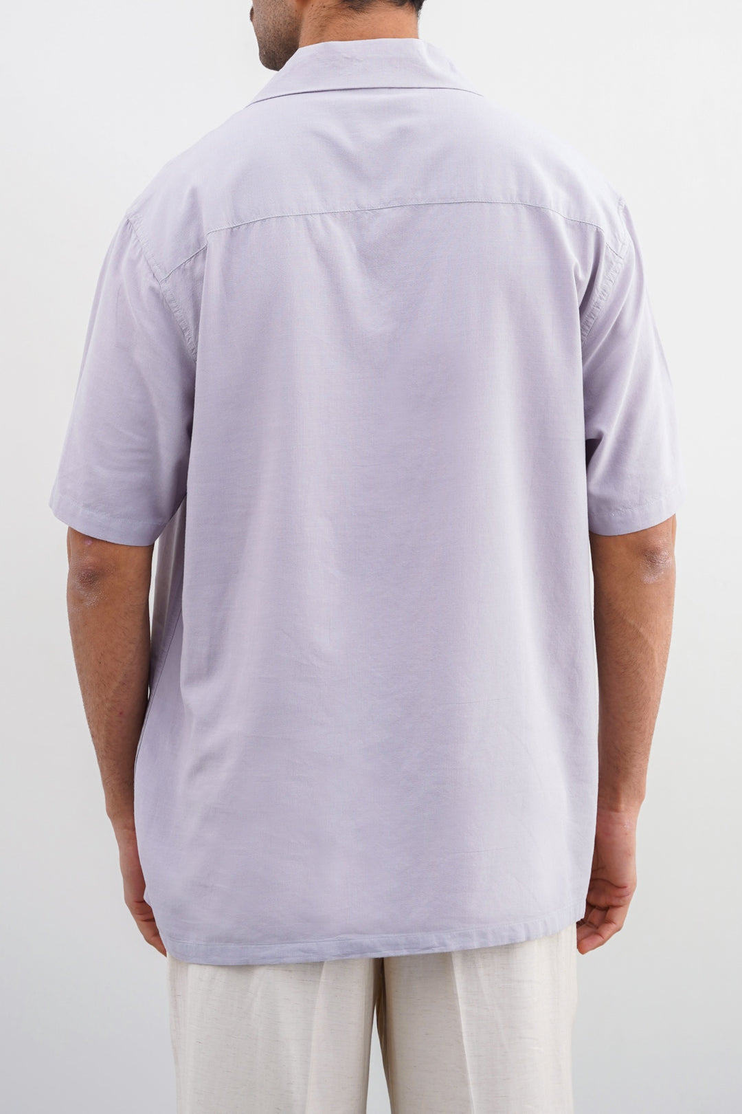 GREY BASIC SAFARI SHIRT