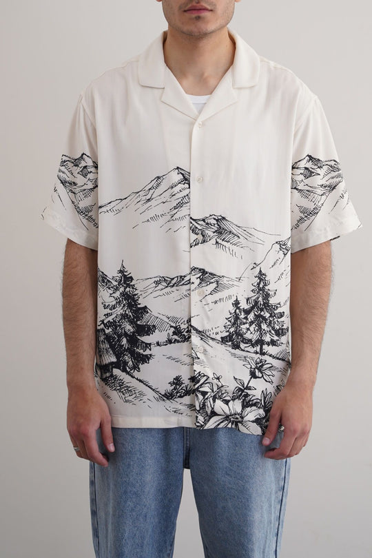 OFF WHITE LANDSCAPE SAFARI SHIRT