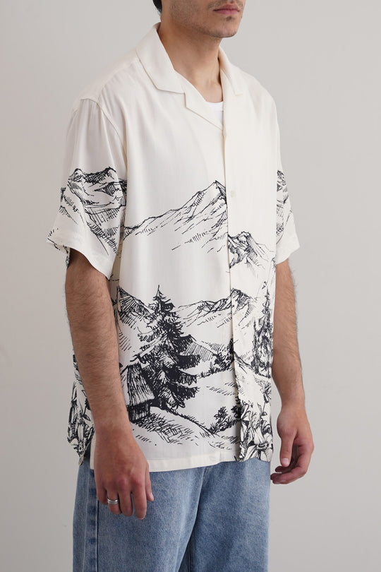 OFF WHITE LANDSCAPE SAFARI SHIRT