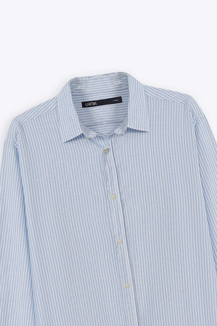 BLUE SUMMER STRIPED SHIRT