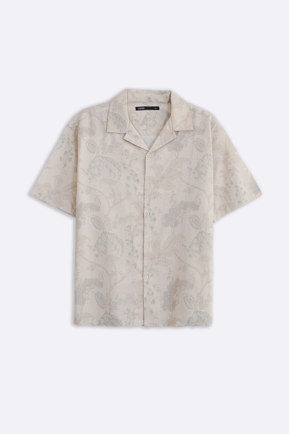 CREAM CHINTZ SAFARI SHIRT