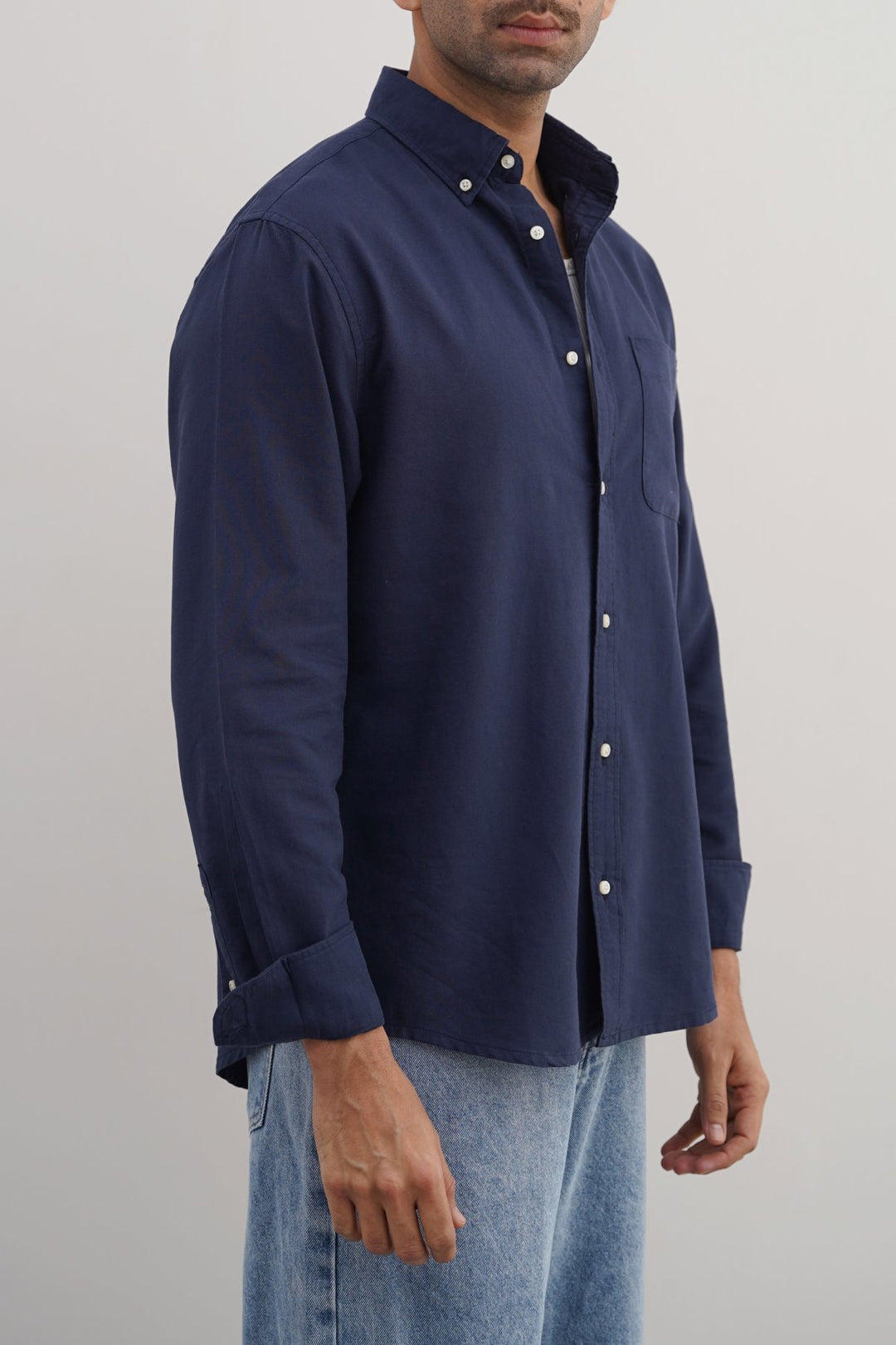 NAVY OXFORD SHIRT