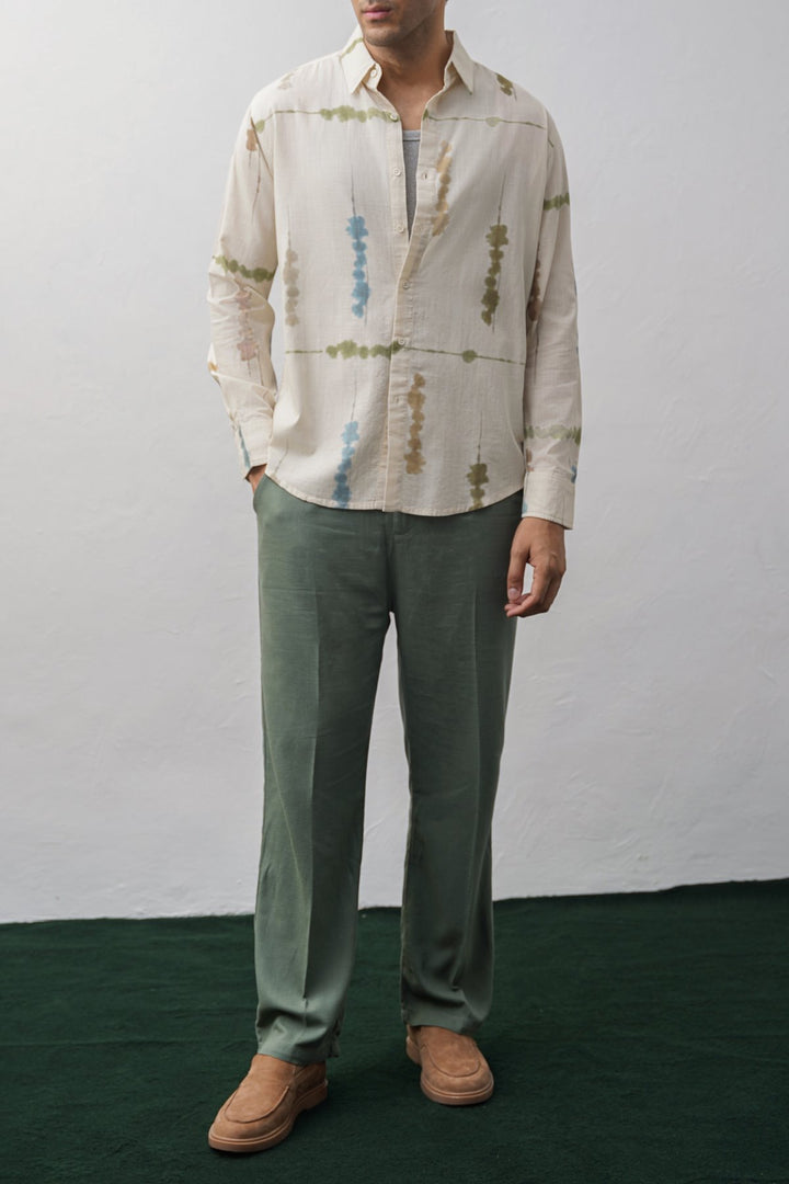 OFF WHITE BRUSH AND TINT SHIRT