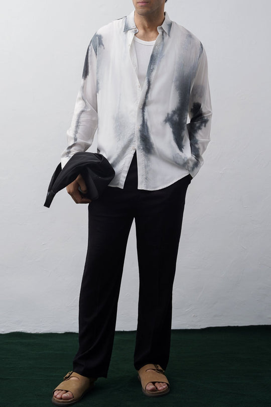 OFF WHITE CLOUD DYE SHIRT