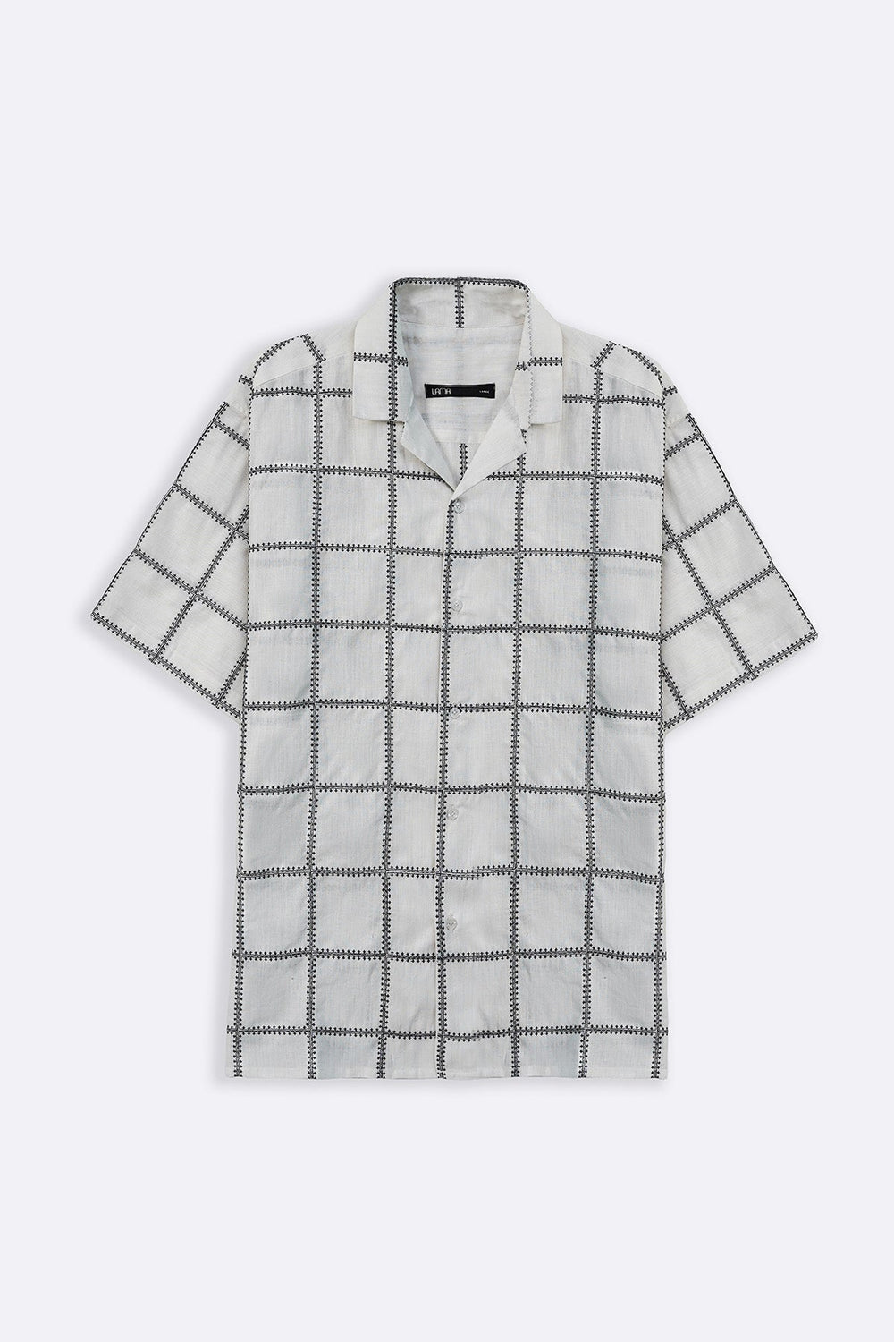 ECRU EMBROIDERED SHIRT