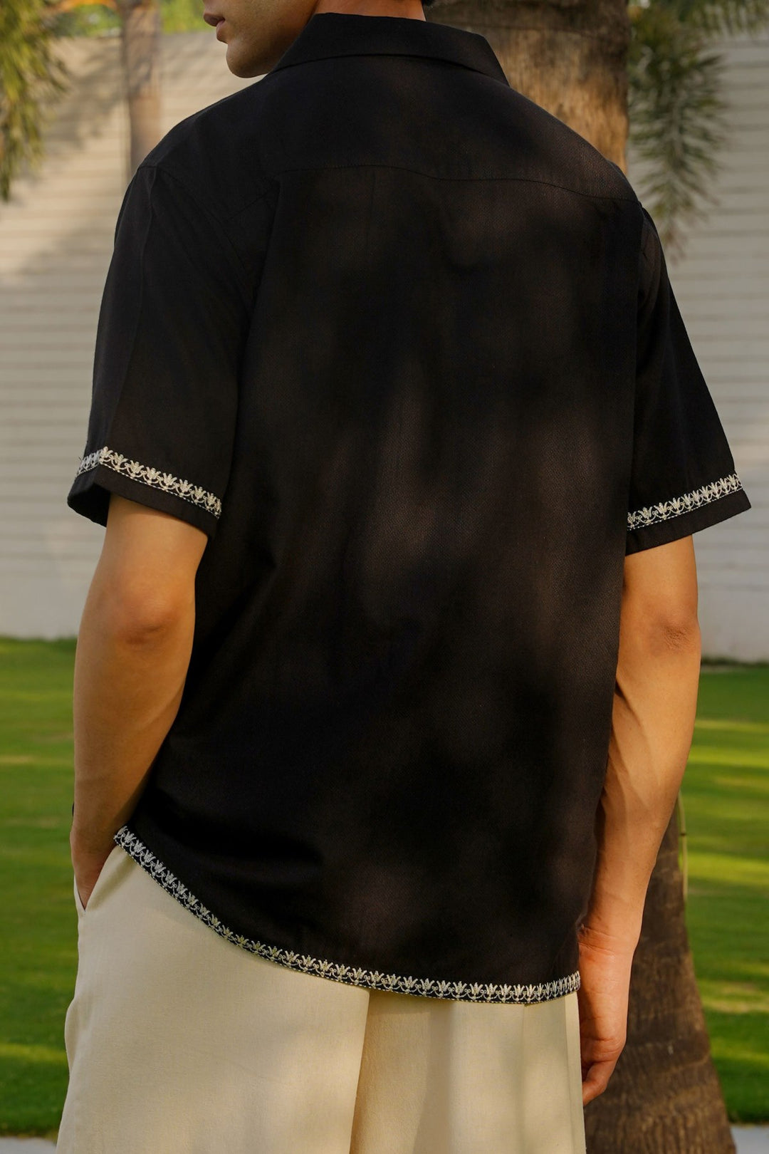 BLACK COLUMBO RESORT SHIRT