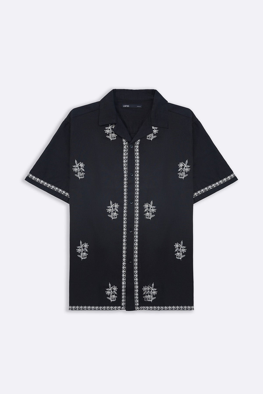 BLACK COLUMBO RESORT SHIRT