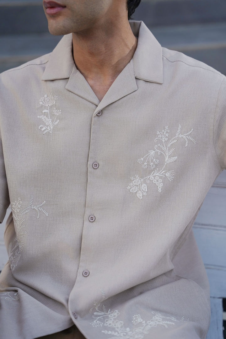 BEIGE KRABI RESORT SHIRT