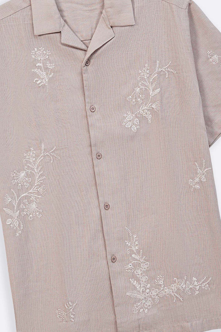 BEIGE KRABI RESORT SHIRT