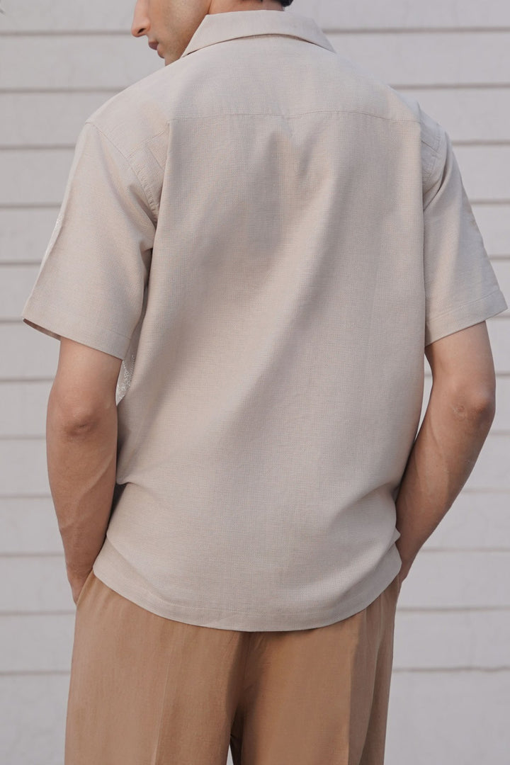 BEIGE KRABI RESORT SHIRT