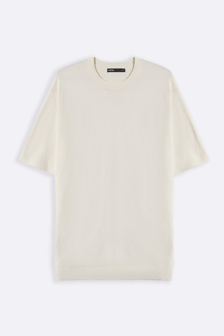 IVORY SNUG KNIT TEE