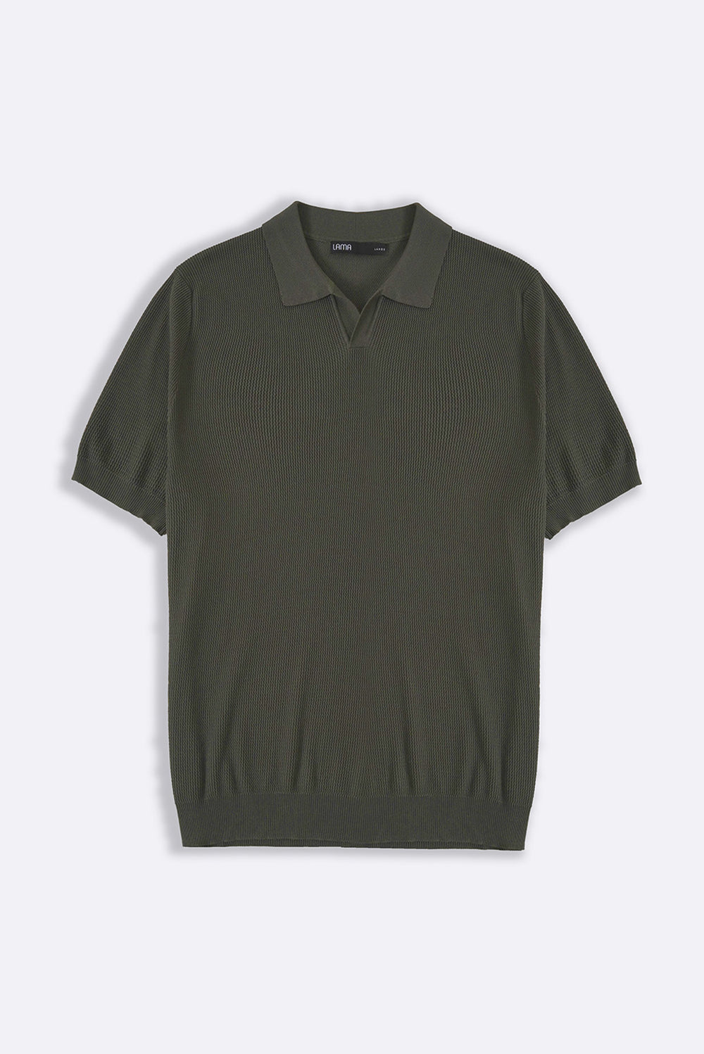 OLIVE REFINED KNIT POLO